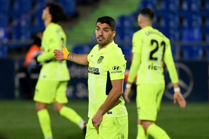 Luis Suarez and Atletico Madrid were held to a 0-0 draw at Getafe
