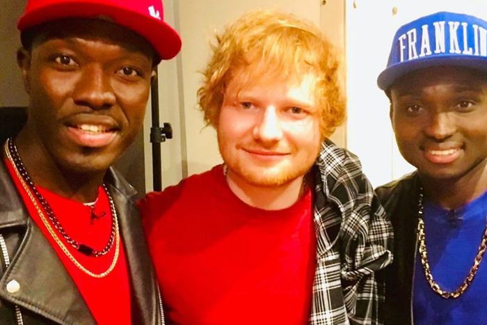 Reggie n Bollie with Ed Sheeran