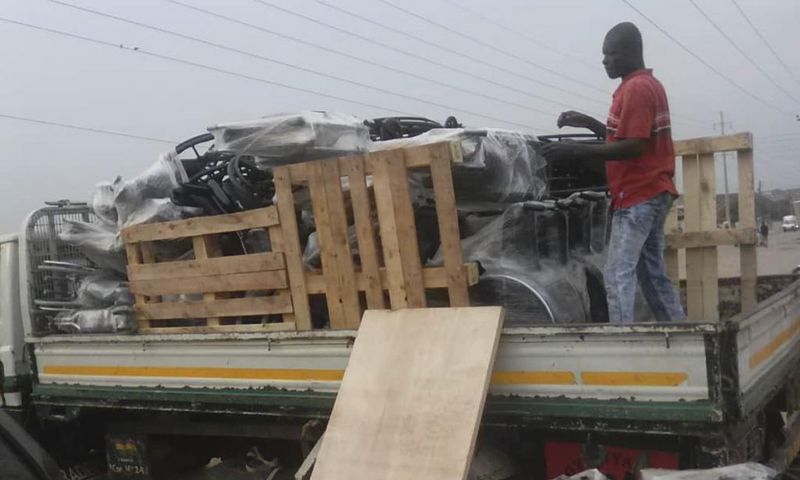 Okudzeto procures wheelchairs for all physically challenged persons in North Tongu