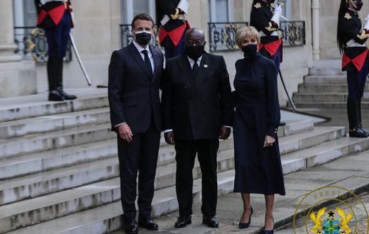 Akufo-Addo in France for a Summit on Financing African Economies