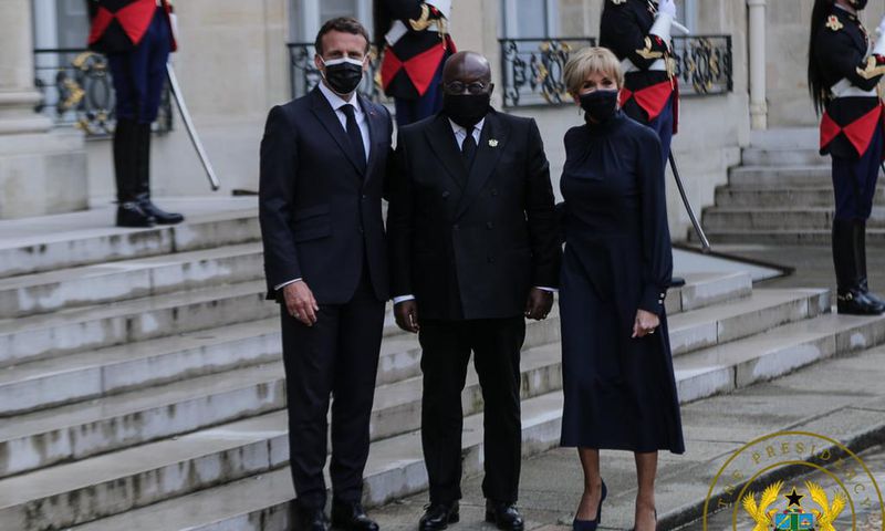 Akufo-Addo in France for a Summit on Financing African Economies