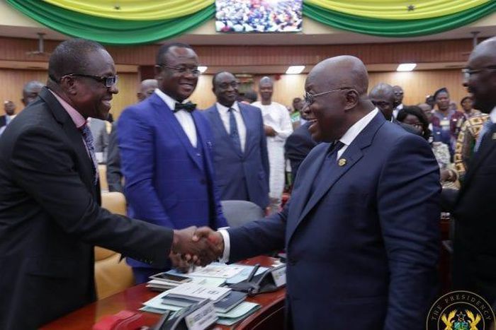 Nana Addo with Alban Bagbin