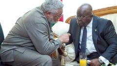 Nana Addo with Rawlings