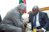 Nana Akufo-Addo with Jerry John Rawlings