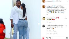 Wife of John Dumelo celebrates him in style as he marks his birthday