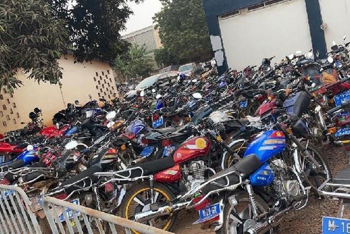 Unregistered motorbikes