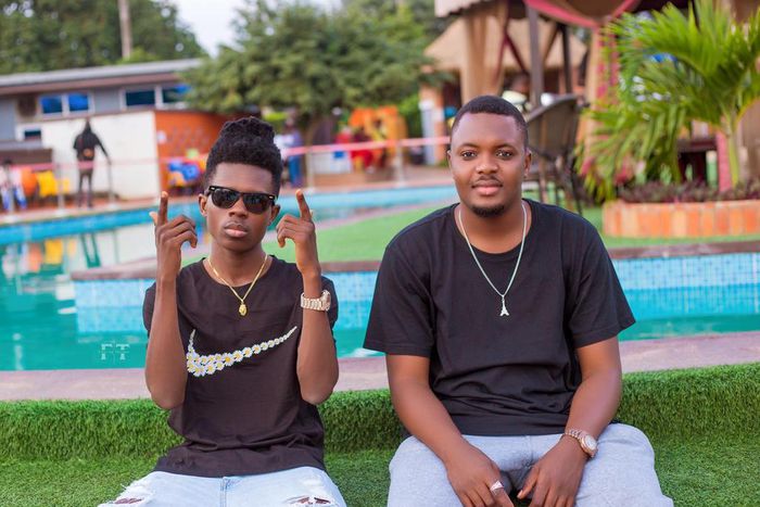 Strongman with his manager