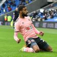 Sheffield United's Jayden Bogle celebrates scoring against Brighton