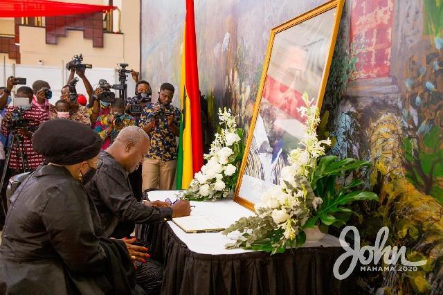 John Mahama signs book of condolence