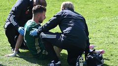 Sheffield United's George Baldock underwent an assessment for concussion during a recent game against Leeds United but was initially allowed to carry on playing