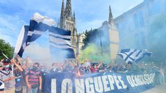 Bordeaux fans protested and called for the club's president Frederic Longuepee to resign last week