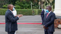 File image of President Uhuru Kenyatta with Deputy President William Ruto