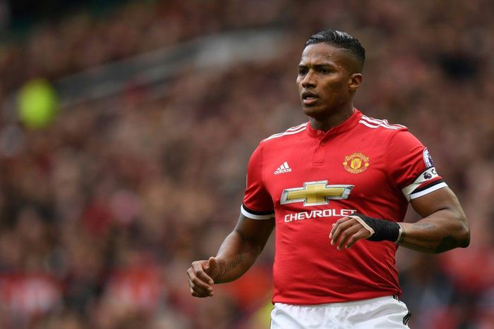 Ecuador's Antonio Valencia, pictured in 2018, won two Premier League titles during a decade at Manchester United