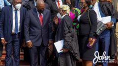 John Mahama and NDC members in court