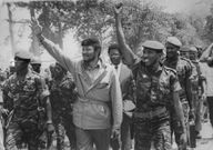 Former President Jerry John Rawlings during his military days