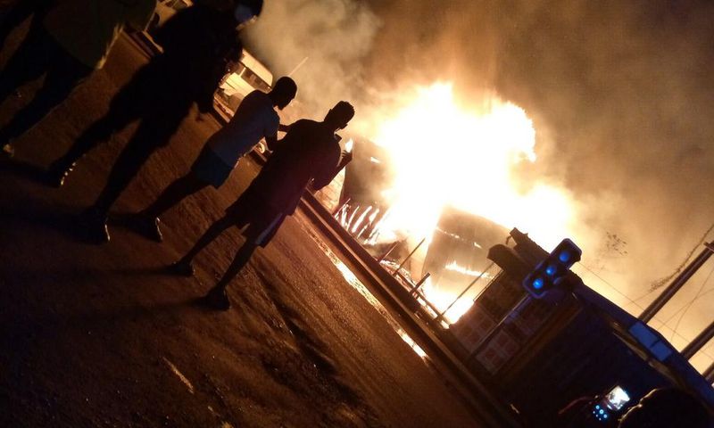 Madina: Fire ravages nursery school, other shops at Social Welfare