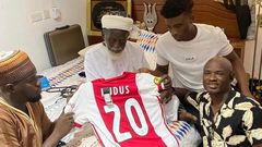 Ajax star Kudus Mohammed calls on Chief Imam to seek his blessings