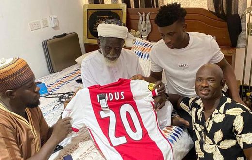 Ajax star Kudus Mohammed calls on Chief Imam to seek his blessings