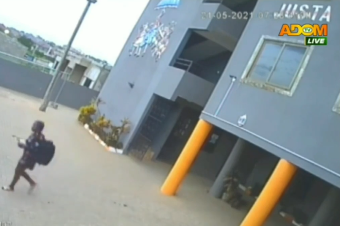 CCTV footage (Courtesy Adom TV)