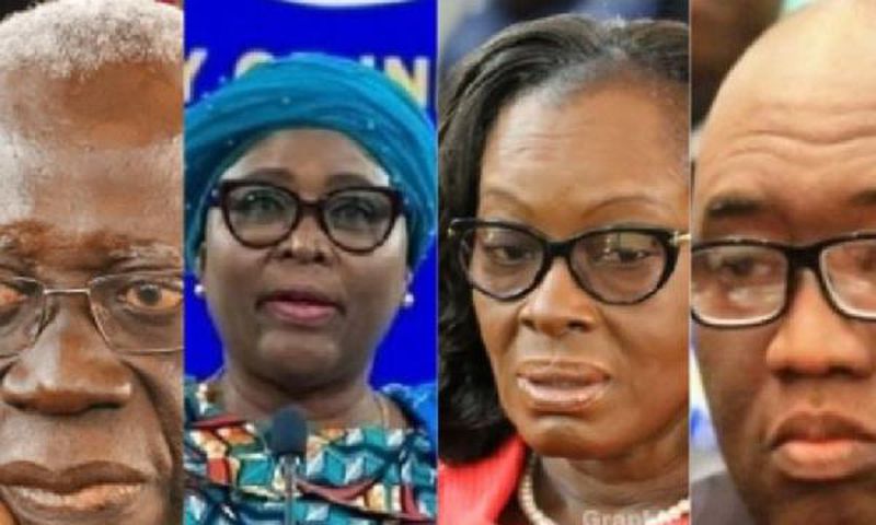 Ministers who lost their jobs