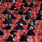 Rare sight - Even reduced crowds at Arsenal's Emirates Stadium and other Premier League grounds are no longer allowed under new national lockdown restrictions