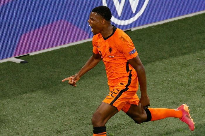 Denzel Dumfries has been involved in all five goals the Netherlands have scored so far at Euro 2020, netting two himself
