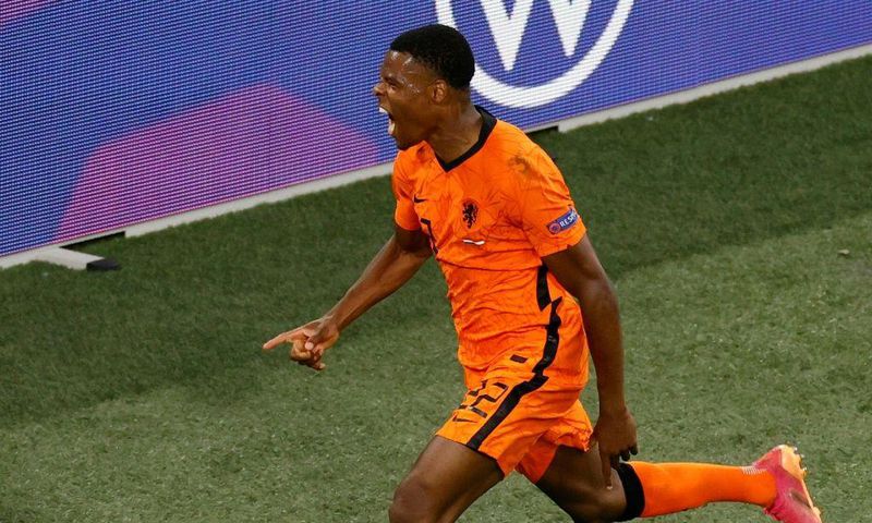 Denzel Dumfries has been involved in all five goals the Netherlands have scored so far at Euro 2020, netting two himself