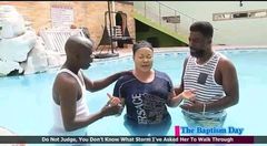 Nana Agradaa getting baptized