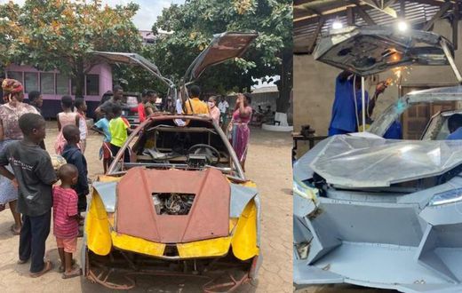 Kantanka remakes 18-year-old JHS graduate Kelvin Odartey’s famous car