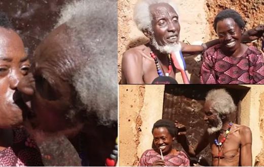 100-year-old man full of joy as he finally finds the love of his life