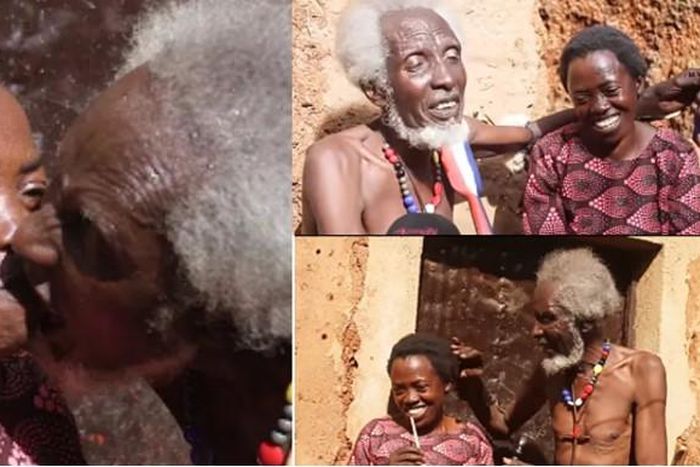 100-year-old man full of joy as he finally finds the love of his life