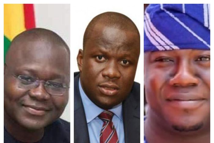 Asenso-Boakye, Abu Jinapor and Farouk Aliu Mahama