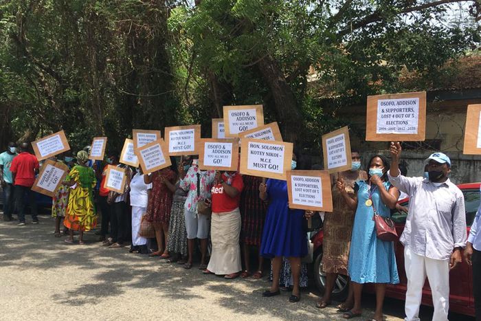 NPP members in La Dadekotopon