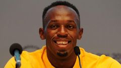 Bolt announced the news on Instagram on Father’s Day.
