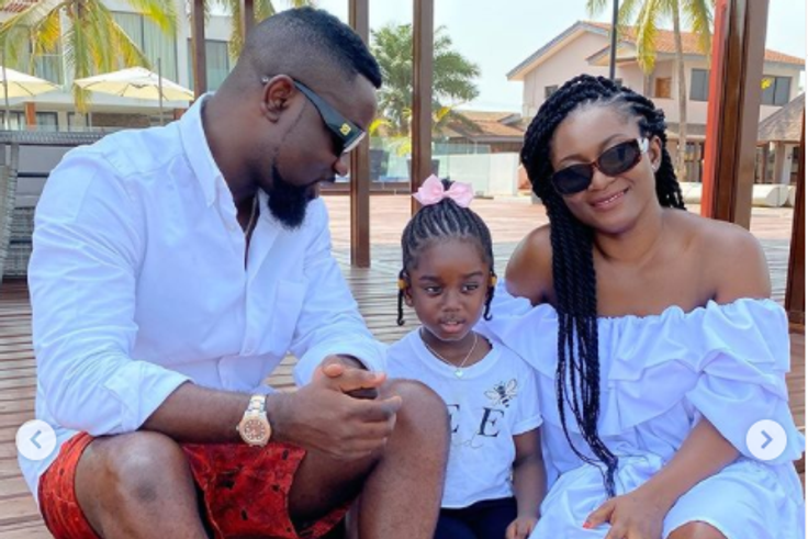 Sarkodie and his family