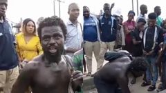 Mad man preaches the word of God, says “when you die, you’ll face 2 Judges”