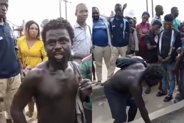 Mad man preaches the word of God, says “when you die, you’ll face 2 Judges”