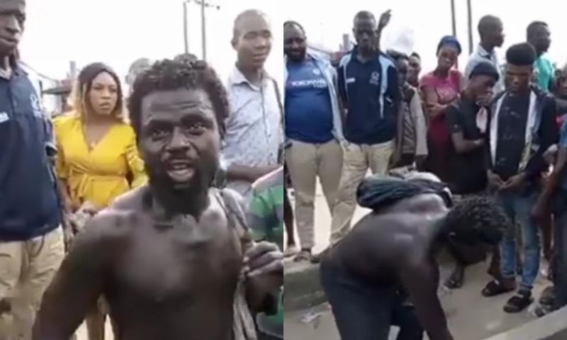 Mad man preaches the word of God, says “when you die, you’ll face 2 Judges”