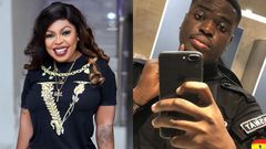 Afia Schwarzenegger and late police officer, Emmanuel Osei