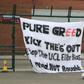 Sticking the boot in: fans and some UEFA officials want the Super League clubs punished