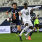 US international Timothy Weah (R) scored Lille's second goal in Bordeaux