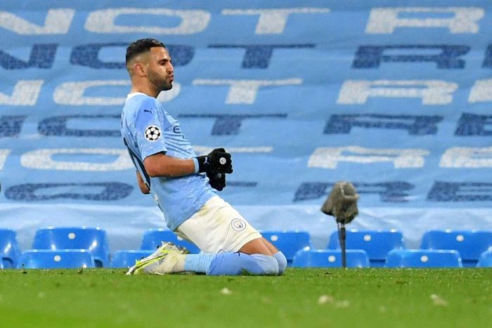 Riyad Mahrez scored twice as Manchester City beat Paris Saint-Germain 2-0 on Tuesday to reach their first ever Champions League final