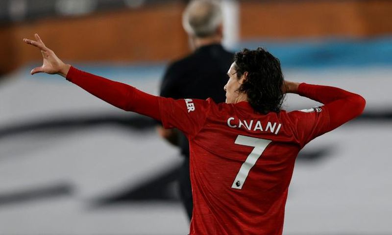 Manchester United striker Edinson Cavani