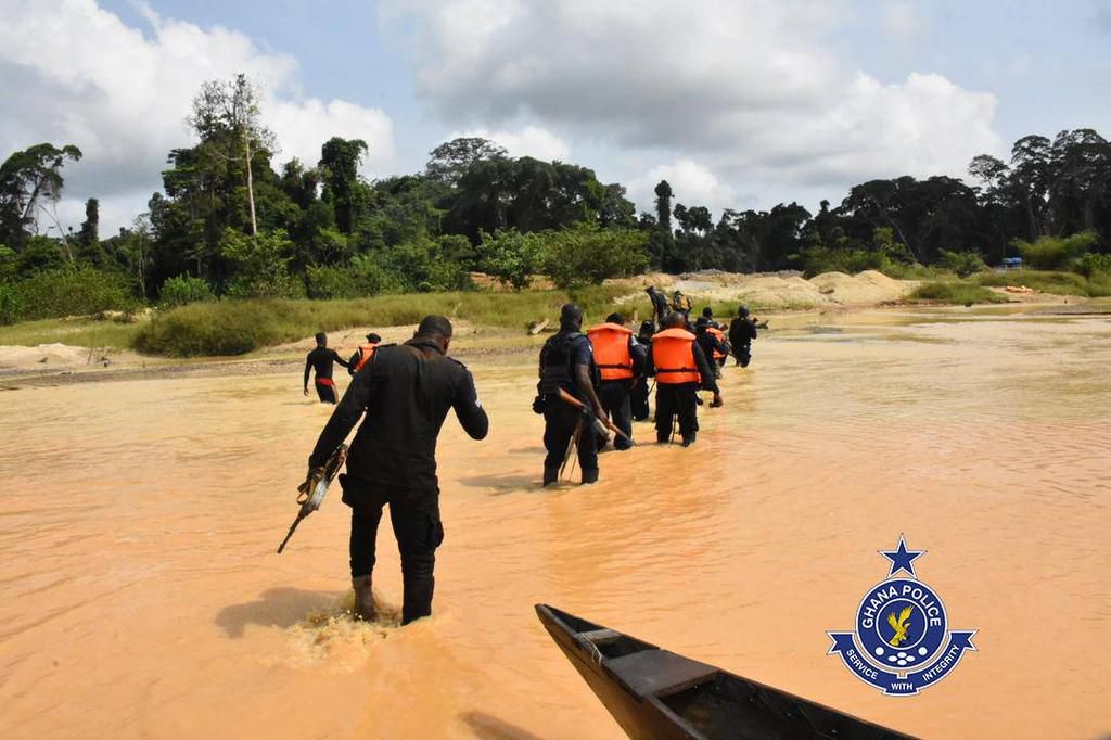 Police Operations Vanguard destroys 59 Changfang motors used for galamsey