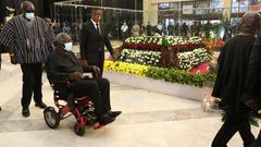 Ghanaians react as Kufuor pays his last respect to Rawlings