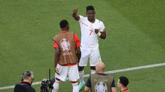Switzerland's Breel Embolo scored just six goals for Borussia Moenchengladbach last season