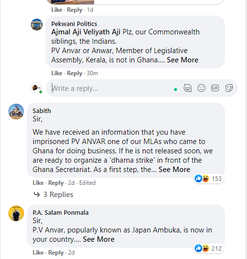 Nana Addo's Facebook page flooded with comments from Indians