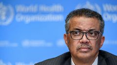 WHO Director-General Tedros Adhanom Ghebreyesus on March 11, 2020.