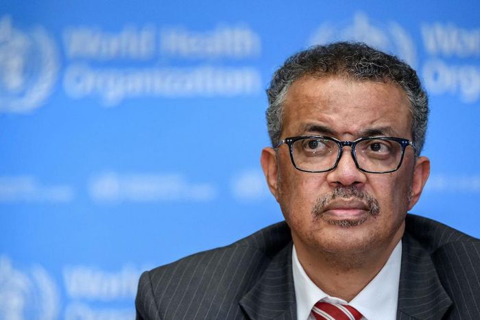WHO Director-General Tedros Adhanom Ghebreyesus on March 11, 2020.