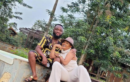 Nana Ama McBrown and her husband